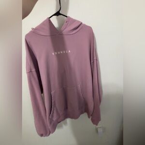 YoungLA Women's Mauve Hoodie Sweater